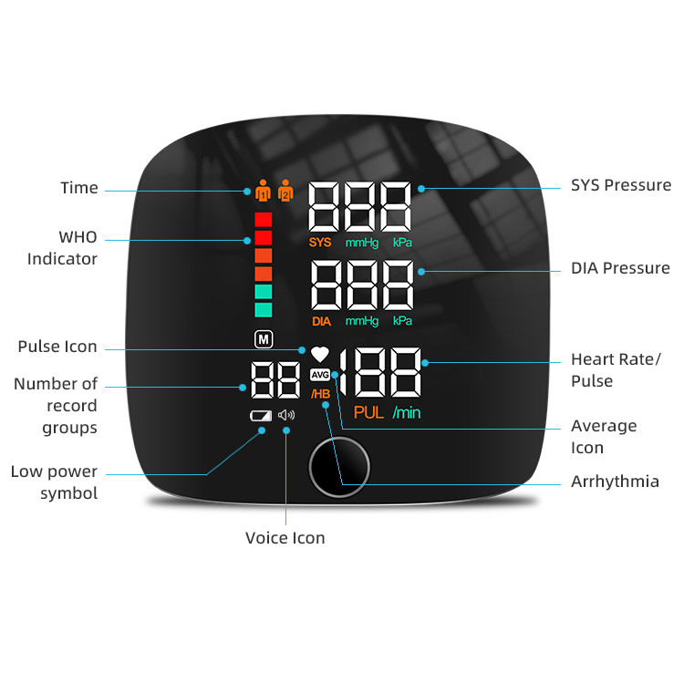 Greatpeak CE Approved Digital Blood Pressure Tester Factory Supply Buy Sphygmomanometer Automatic Blood Pressure Monitor